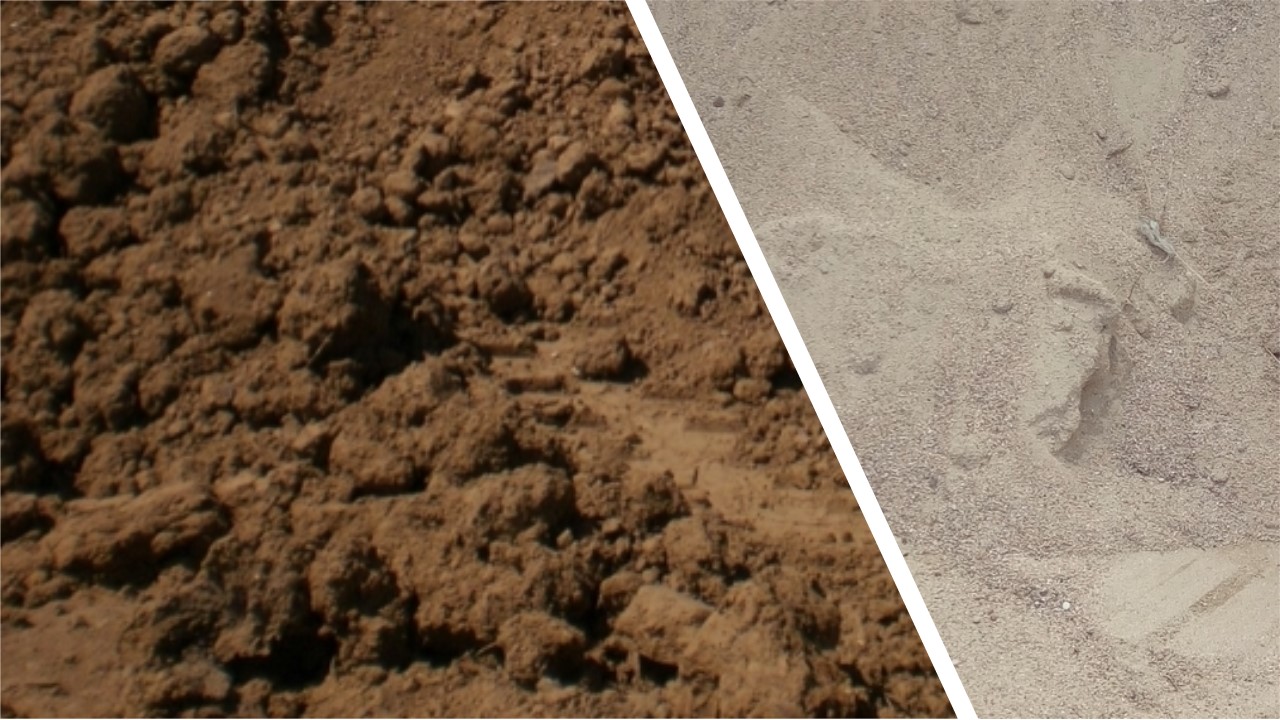 Comparaison entre sol argileux et sable grossier pour l'amendement